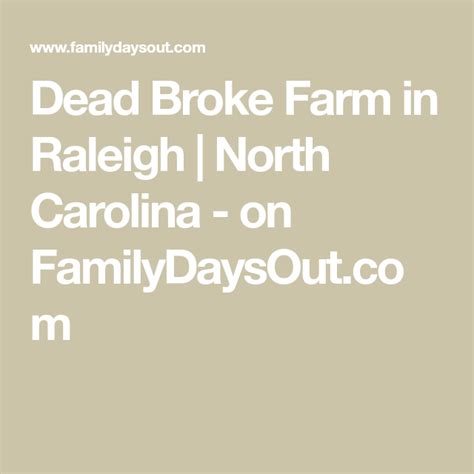 Dead broke farm raleigh nc. Things To Know About Dead broke farm raleigh nc. 